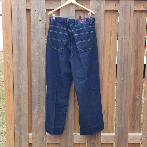 Tommy Hilfiger Jeans Mens 34x30 URBAN Jean Relaxed Denim Cotton Button Fly - Picture 8 of 13